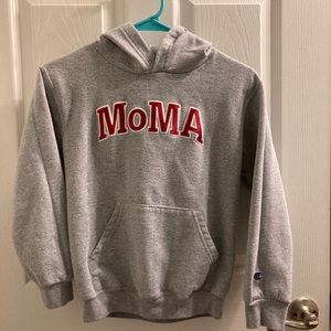 Kid’s MoMA Champion Grey w/ Red MoMA Logo Sz M